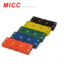 MICC female and male mini flat pin plugs and sockets thermocouple connector